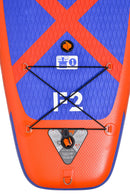 SUP Tavola Stand Up Paddle Gonfiabile 335x84x15 cm Kayak ZRAY Fury Pro Rosso