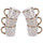 Set 6 Tazzine da Caffè Ø6x5,5 cm in New Bone China VdE Tivoli 1996 Charleston