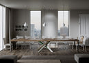 Tavolo Allungabile 130-390x90x77 cm Volantis Premium Noce Telaio 4A 
