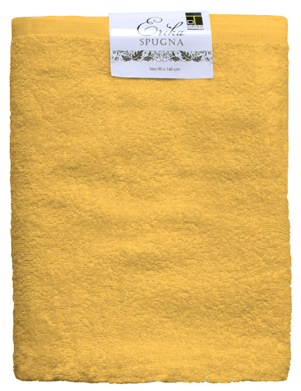 acquista Telo Spugna Asciugamano 90x140cm Erika Senape