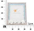 Cornice Seashell 33,5x3,5x38,5 cm in Poliresina