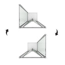 Box Doccia 1 Anta A Libro In Cristallo H198 Fosterberg Fyn Duo