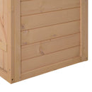 Casetta Box da Giardino in Legno di Abete 75x56x115 cm 