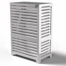 Cover Pompa di Calore 105x65x150 cm a Terra Indipendente Big Blade VL Bianco 