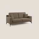 Divano 3 Posti 206x95x91 cm in Tessuto Marrone