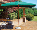 Ombrellone da Giardino 3x2 m Palo Ø48 mm in Legno Vorghini De Lux Verde