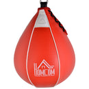 Set Boxe Sacco Pera Veloce con Supporto a Muro e Accessori 