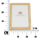 Cornice Ropy Oro 25x2x30 cm in Poliresina e Vetro Oro