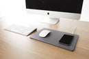 Tappetino per Mouse 20,5x30,5x0,5 cm con Base di Ricarica Wireless Blu Notte