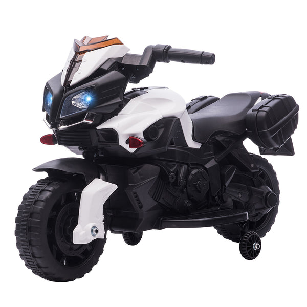 online Moto Elettrica per Bambini 6V con Fari e Clacson Bianco