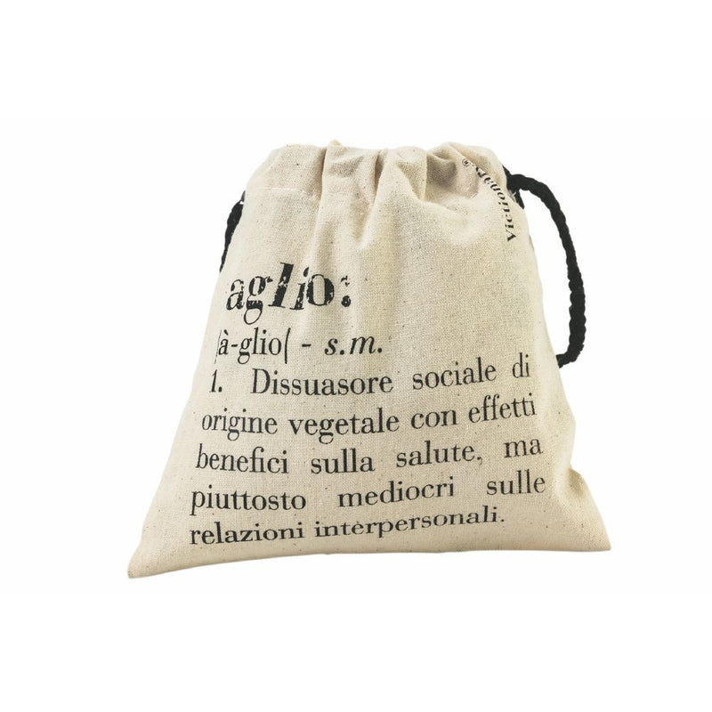 Sacchetto Aglio/garlic 15x15 cm in Cotone VdE Tivoli 1996 