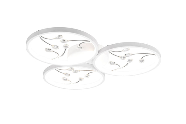 Plafoniera da Interno a LED in Metallo Bianco Opaco sconto