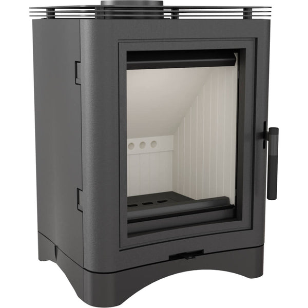 Stufa a Legna 5,5/9rKW in Ghisa e Acciaio Flig Warren 150 Nera prezzo