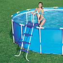Scaletta Scala Doppia per Piscina Fuoriterra Altezza Max 122 Cm Bestway 58097