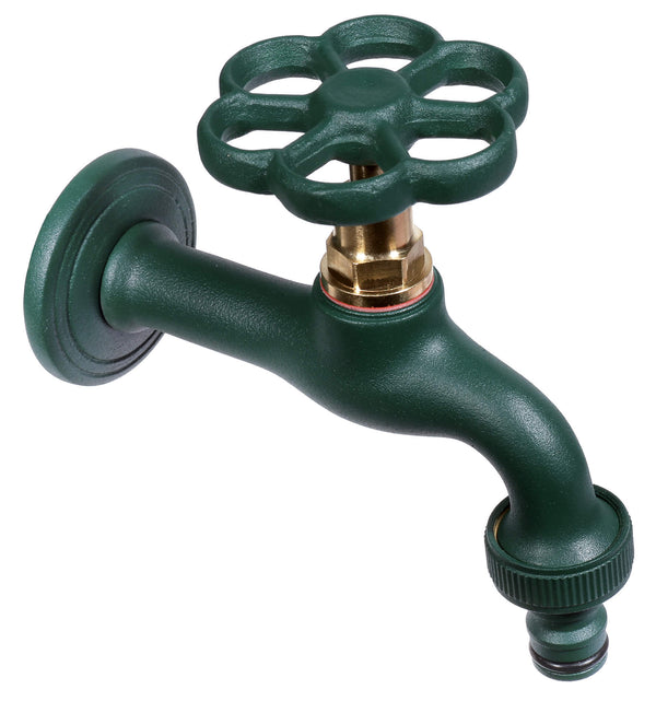 acquista Rubinetto Colorato per Fontana da Giardino in Ottone Belfer RUB/024 Verde