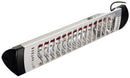 Stufa Elettrica ad Infrarossi 79,2x15x10 cm da Parete 1200W Moel Sharklite