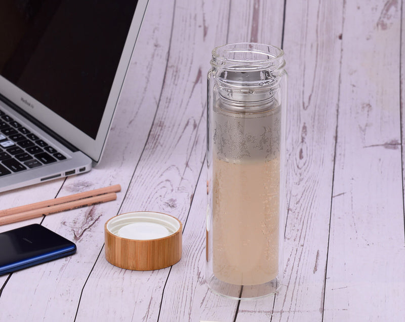 Infusore Erbe per Tisane 450 ml in Vetro