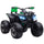 Quad per Bambini Elettrico 12V con Fari e Batteria Ricaricabile, Età 3-5 Anni, 100x65x73cm, Verde