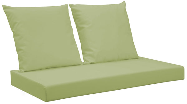 prezzo Cuscini per Pallet 120x80 cm Seduta e Schienale in Similpelle Mariotti Belem Lime