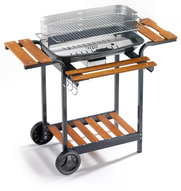 acquista Barbecue a Carbone Carbonella in Acciaio Ompagrill 60-40/Alc