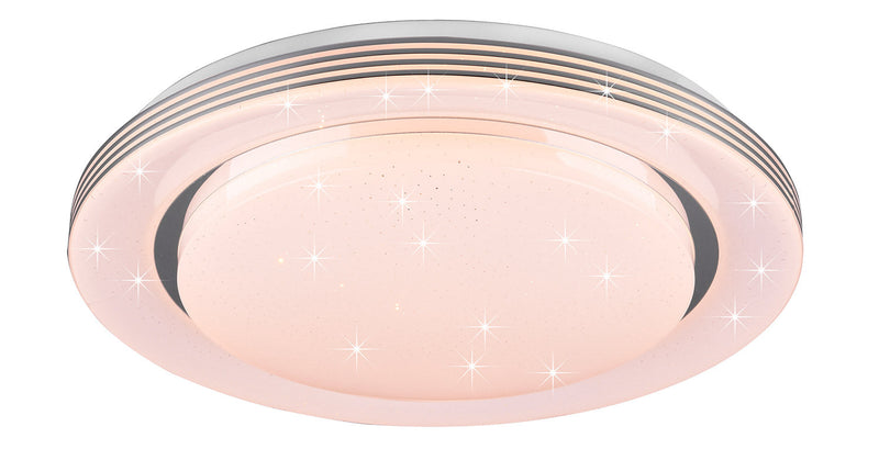 Plafoniera da Interno a LED in Plastica Bianco