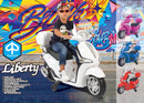 Scooter Elettrico per Bambini 12V con Licenza Piaggio Liberty ABS Rosso