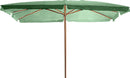 Ombrellone da Giardino 2x3 m Palo Ø48 mm in Legno Bauer Verde Seconda Scelta