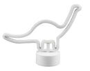 Lampada da Tavolo da Interno a LED in Plastica Bianco 