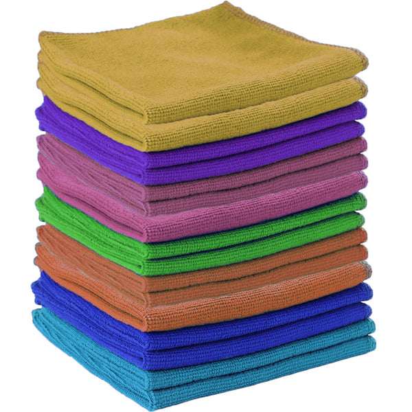 Mega Pack Confezione 16 Panni in Microfibra 30x30 cm Multiuso Multisuperficie online