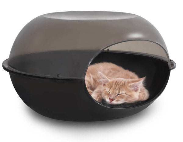 online Cuccia per Cani e Gatti 57x48x31 cm in Polipropilene Nero Trasparente