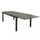 Tavolo Formentera 200/300x100x74 h cm in Alluminio Taupe