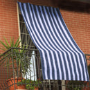 Tenda da Sole per Sormonto 290x290 cm con anelli rinforzati Blu