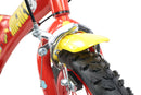 Bicicletta per Bambini 14" Disney Mickey Mouse Freni Caliper e Stabilizzatori in Acciaio Hi-Ten Rosso