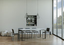 Consolle Allungabile 90-196x40x77 cm in Nobilitato Bianco
