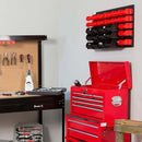 Pannello da parete con 30 Box Portautensili Contenitori attrezzi officina garage