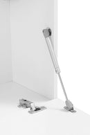 Parete Attrezzata Soggiorno 340x30x180 cm Maruska n°5 Bianco Lucido 