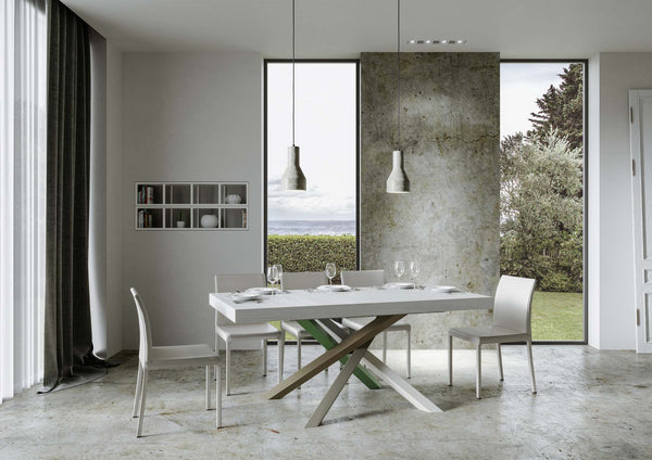 acquista Tavolo 160x90x77 cm Volantis Fix Bianco Frassino