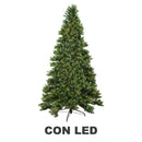 Albero di Natale Artificiale con Led monte durando verde Varie Misure