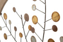 Pannello da Muro Albero della Vita Mirror New Ø80x2 cm in Ferro e MDF