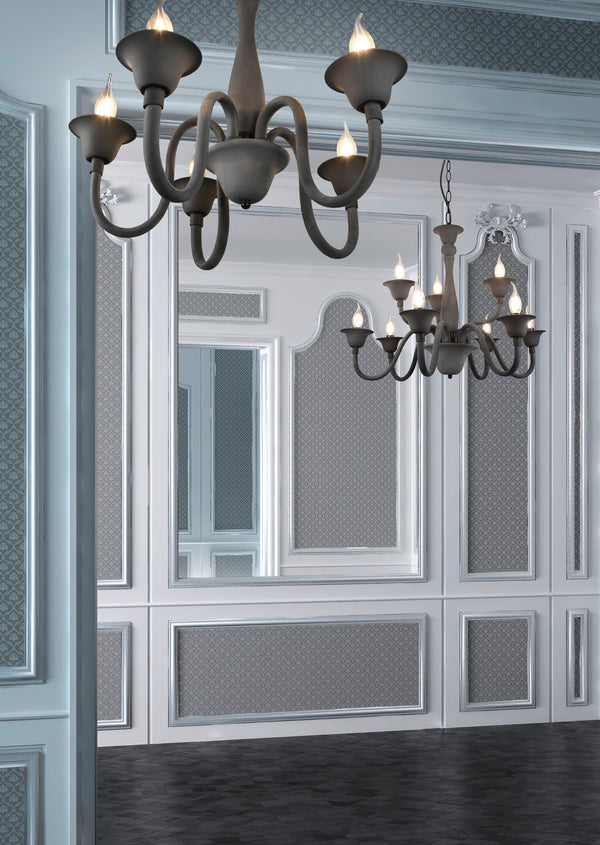 Lampadario da Interno  E14 in Metallo Antracite sconto