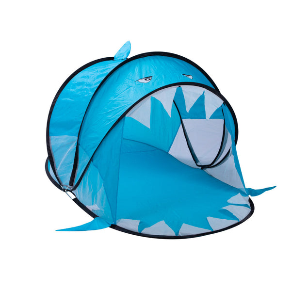 Tenda da Gioco per Bambini 183x96x86 cm con Apertura Pop-Up Squalo Blu sconto