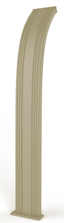 Doccia Solare da Giardino 40L Miscelatore Temporizzato e Lavapiedi Arkema Dada Champagne Bronze