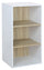 Libreria Modulare 40x29,5x80 cm in Legno Truciolare Bianco e Sonoma