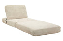 Poltrona Letto Faster Bianca 80x100x80 cm in Spugna e Poliestere Bianco      