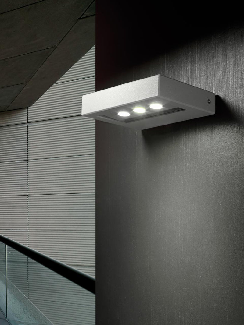 Applique da Esterno a LED 15W in Alluminio Sovil Block Alluminio