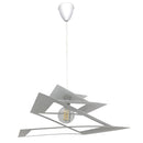 Sospensione 1xE27 Montatura Quadro Bianco E-Energy Fabiola