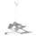 Sospensione 1xE27 Montatura Quadro Bianco E-Energy Fabiola