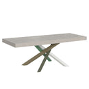 Tavolo Allungabile 160/420x90 cm Volantis Premium Cashmere Gambe Multicolore 4/A      