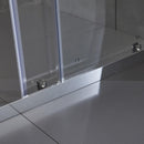 Porta Parete Doccia 1 Anta Scorrevole in Cristallo Trasparente 6mm H190 Bonussi Giuly Varie Misure