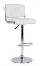 Set 2 Sgabelli Bar 46x51,5x88,5/109,5h cm Barclay Bianco
